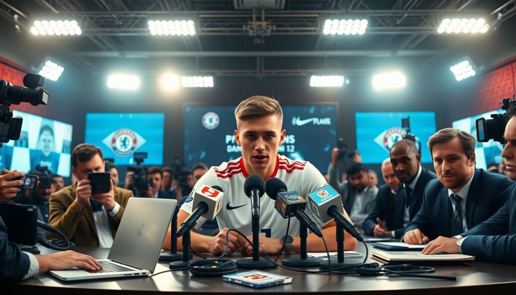 Глубокий мониторинг пресс-конференций футболистов: какие данные можно извлечь - иллюстрация