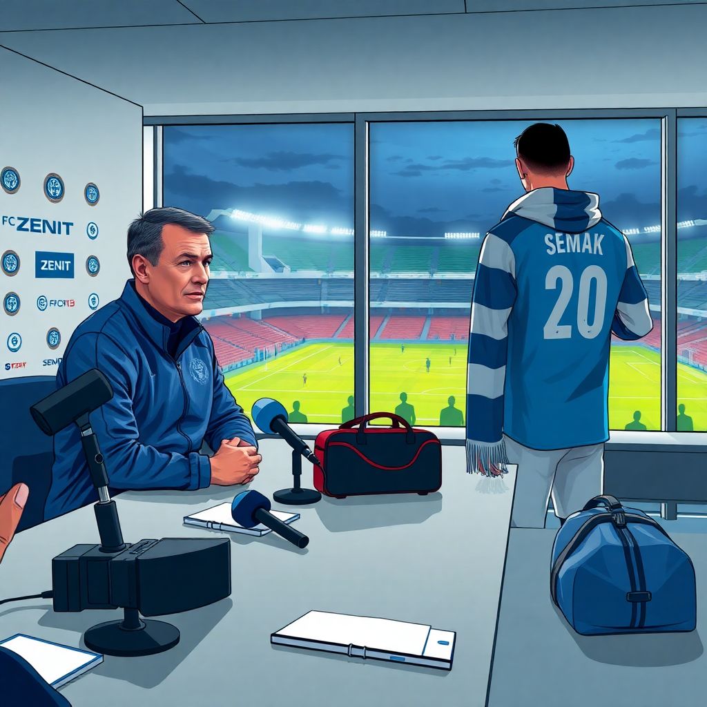 Сергей Семак подтвердил, что легионер «Зенита» покидает клуб и возвращается домой