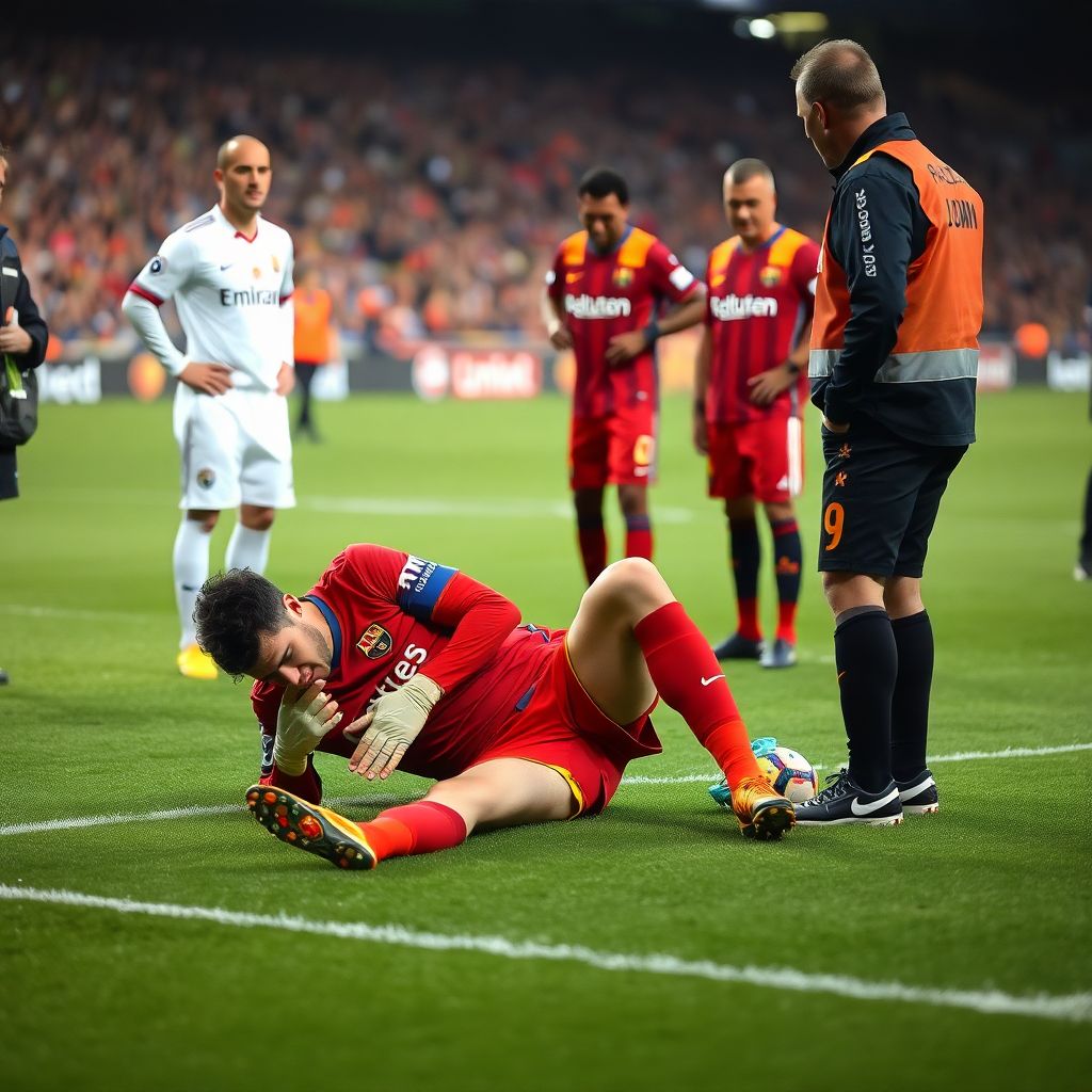 Вратарь «Барселоны» Жоан Гарсия избежал серьёзной травмы и готов играть